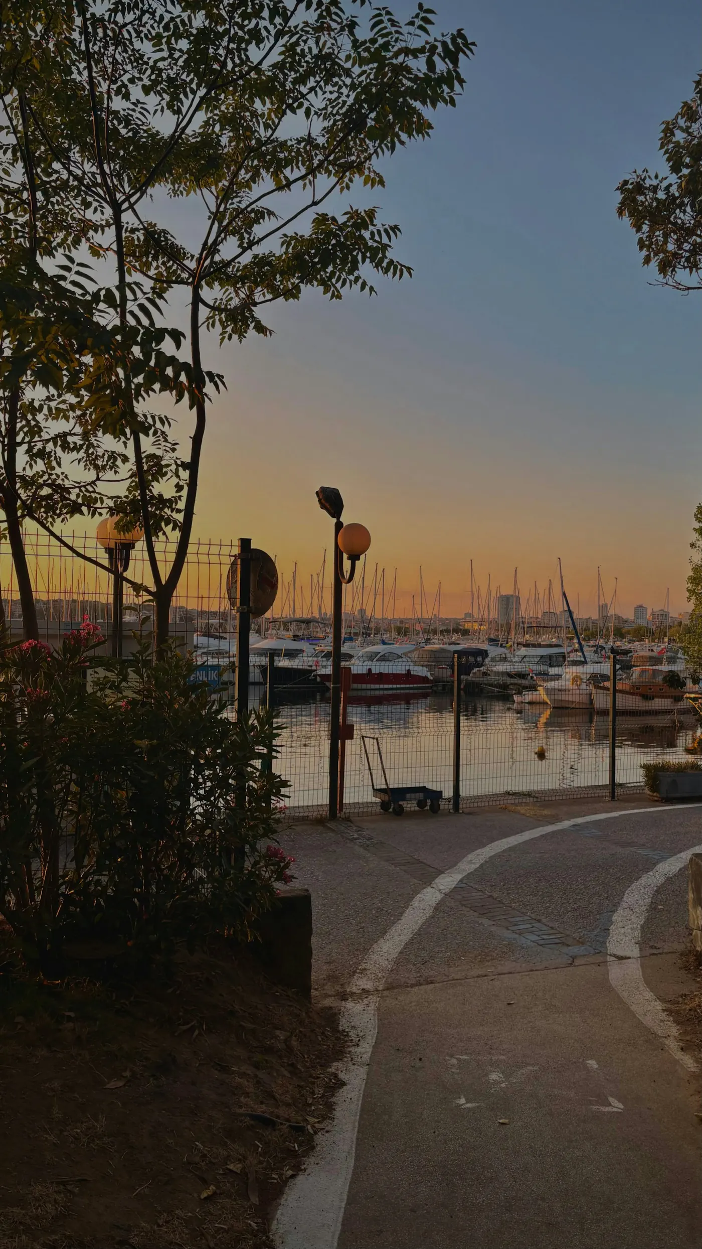 Kadıköy harbor at sunset, the heart of the district since antiquity